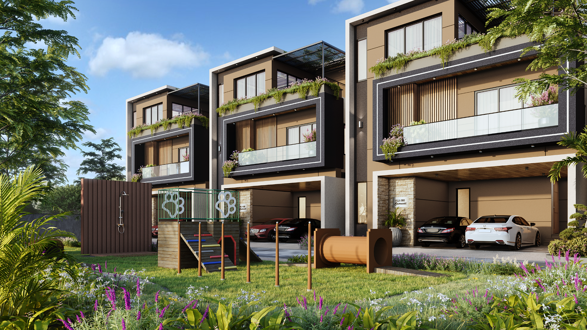 Premium Samasti villa elevation